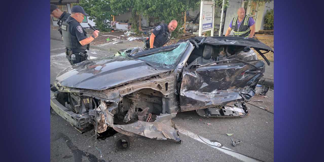 Two hospitalized with life-threatening injuries after car crashes into ...